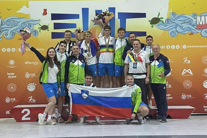 Štremfel in Hiti zlata na SP v balinanju v mlajših kategorijah