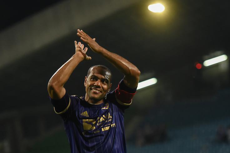 Maribor je nazadnje v Ljudskem vrtu premagal Muro s 3:2, zmagoviti zadetek pa je v izdihljajih srečanja postavil Marcos Tavares. | Foto: Miloš Vujinović/Sportida