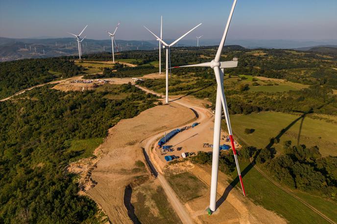Odprtje vetrne elektrarne Krivača v Srbiji | Fotografija je simbolična. | Foto Jakov Simović