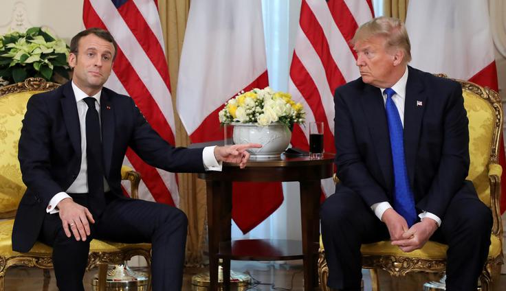 emmanuel macron donald trump | Foto: Reuters