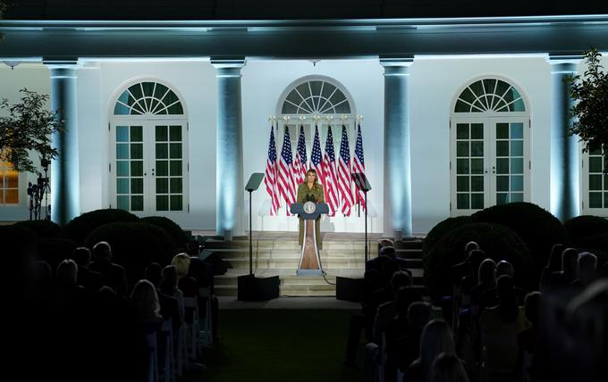 Včeraj je bila na njem glavna govornica ravno Melania. | Foto: Reuters