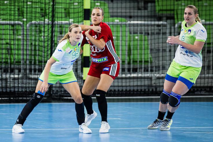 Slovenke bodo ta teden za zaprtimi vrati odigrale dve pripravljalni tekmi s Hrvaticami. | Foto: Grega Valančič/Sportida