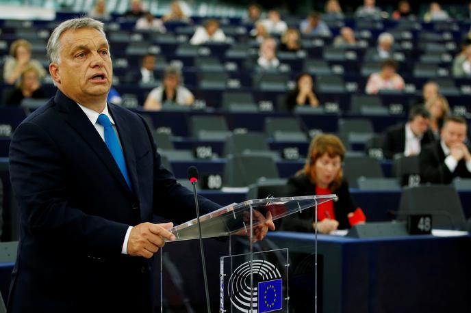 Viktor Orban | Orban je že avgusta 2017 zahteval, da mora EU plačati polovico stroškov sporne mejne ograje, ki jo je Madžarska postavila na južni meji. Takrat je Budimpešta stroške ocenila na 800 milijonov evrov. | Foto Reuters