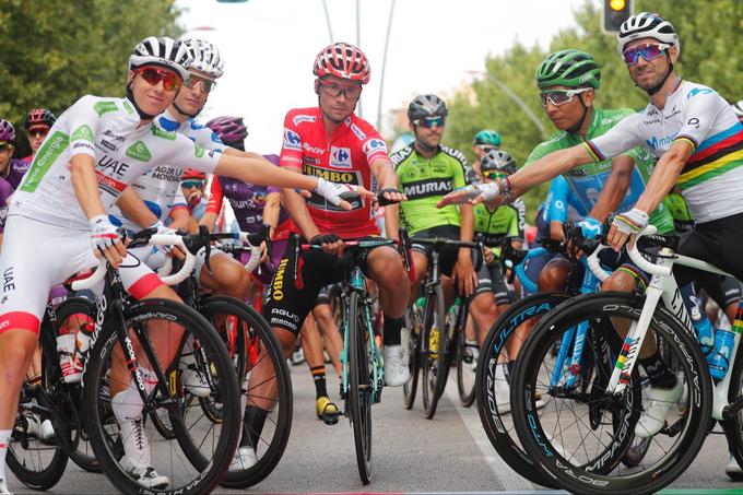 Vuelta 2019 Pogačar Roglič | Foto: Unipublic/Photogomez Sport
