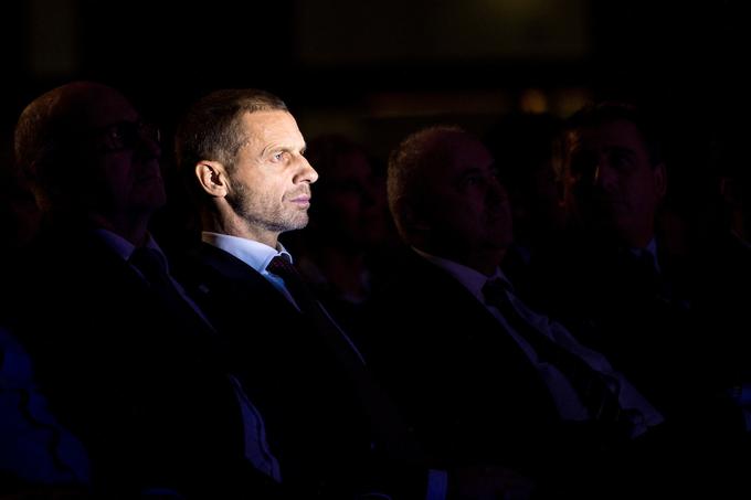 Aleksander Čeferin pričakuje, da bo v konferenčno ligo, ki je dobila prednost pred "regionalno", vključil tudi lokalne sponzorje. | Foto: Matic Klanšek Velej/Sportida