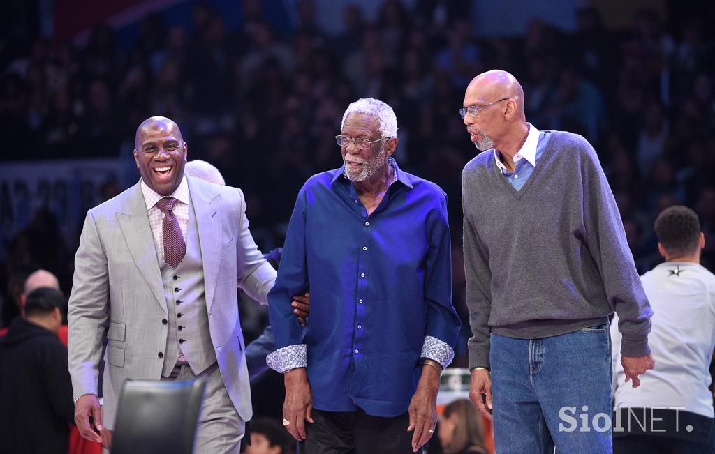 Earvin Johnson Bill Russell Kareem Abdul-Jabba