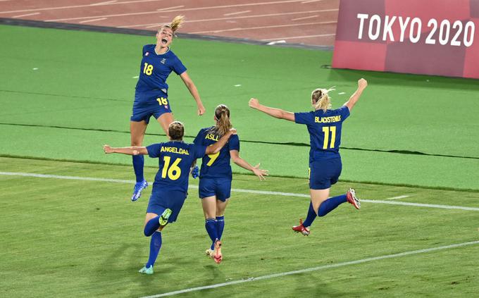 Švedska nogomet OI Tokio | Foto: Reuters