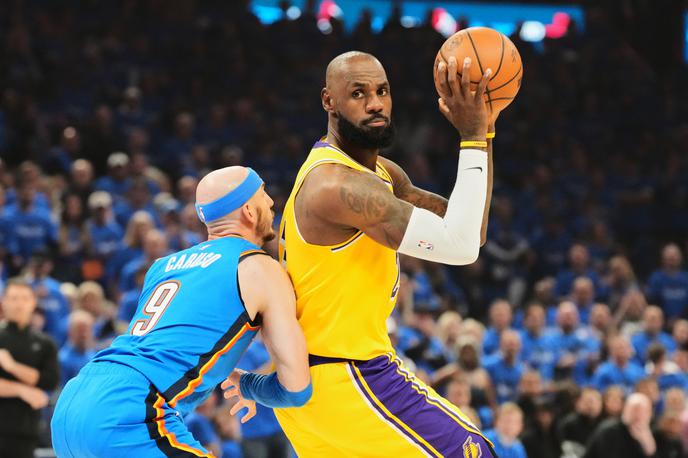 Los Angeles Lakers, LeBron James | Lakersi so bili na prvi tekmi prekratki. | Foto Guliverimage
