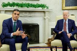 Biden in Sanchez o migracijah, Ukrajini in dvostranskih odnosih