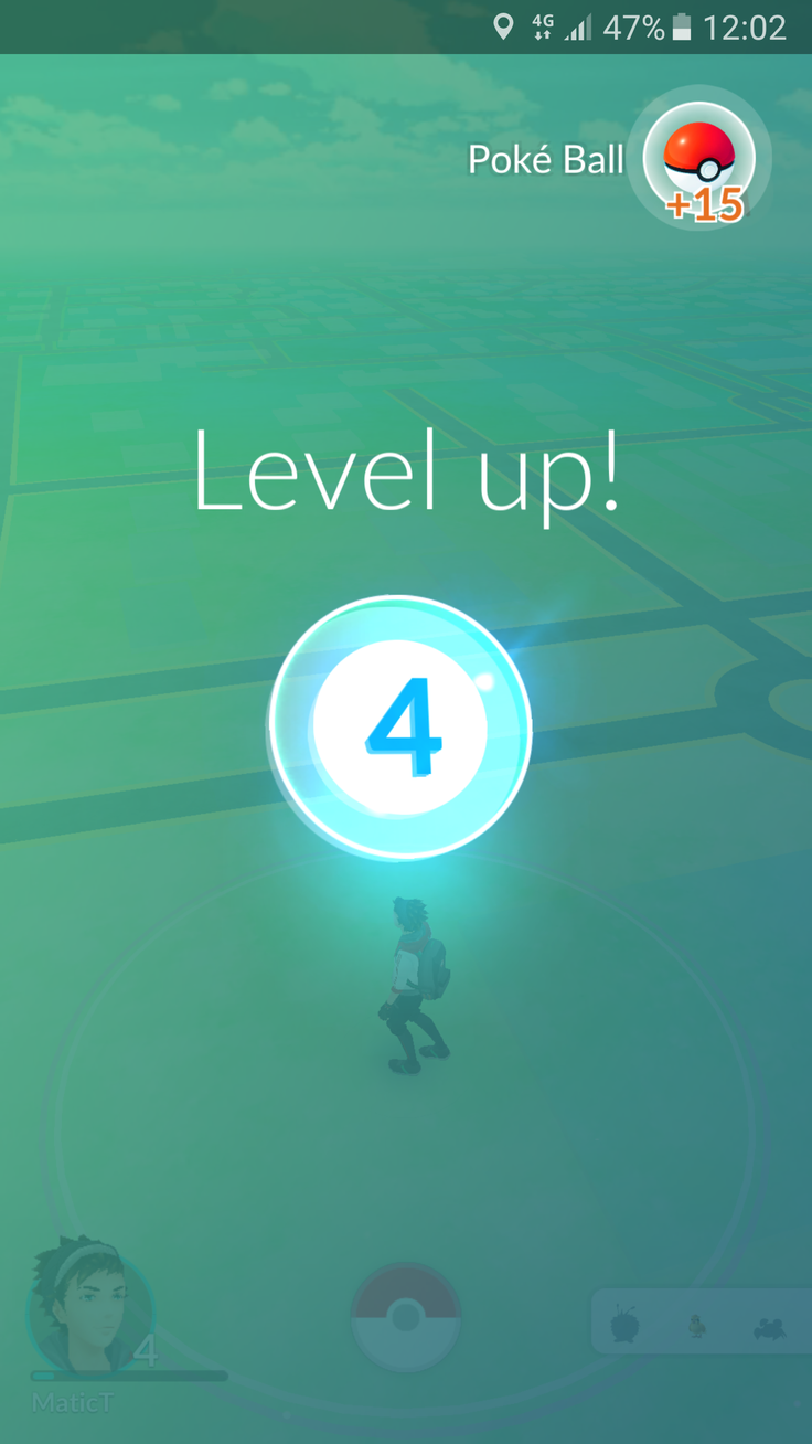Za vsakega novega Pokemona dobimo 600 izkušenjskih točk, za napredovanje na višjo stopnjo jih potrebujemo nekaj tisoč. | Foto: 