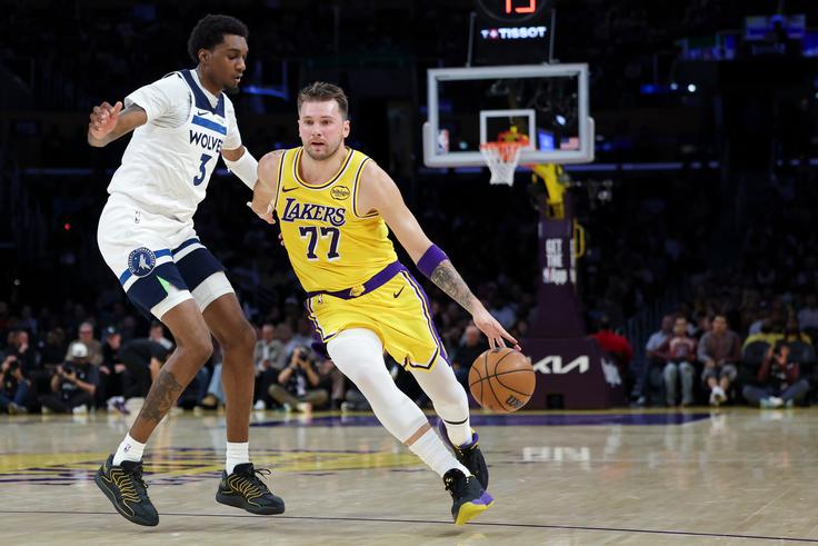 Luka Dončić, Los Angeles Lakers Slovenec je bil vnovič fantastičen. | Foto: Guliverimage
