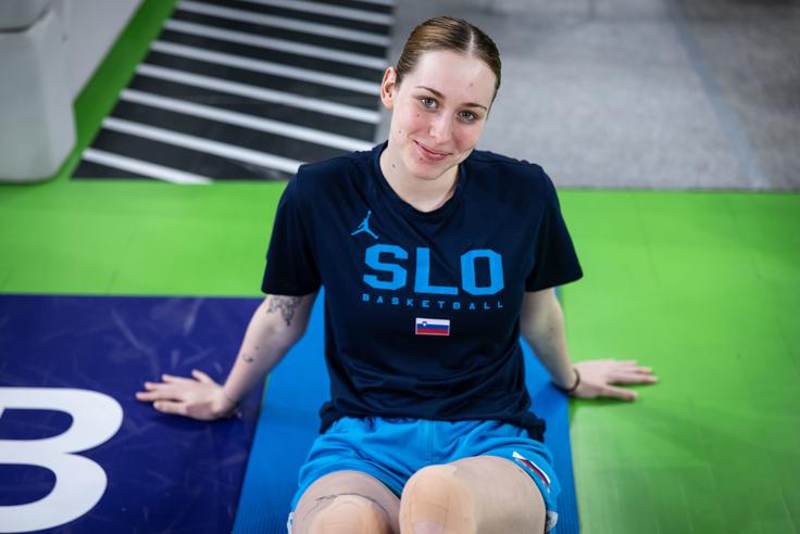 Hana Ivanuša se je izkazala z dvojnim dvojčkom. | Foto: Vid Ponikvar/Sportida