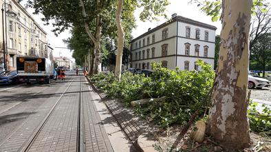 Neurje klestilo tudi po Hrvaški. Najhuje je bilo v Zagrebu.
