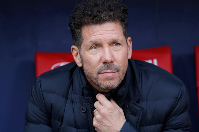 Diego Simeone je z Atleticom že dvakrat klonil v velikem finalu lige prvakov. V tej sezoni je Atletico popeljal med najboljših osem. | Foto: Reuters