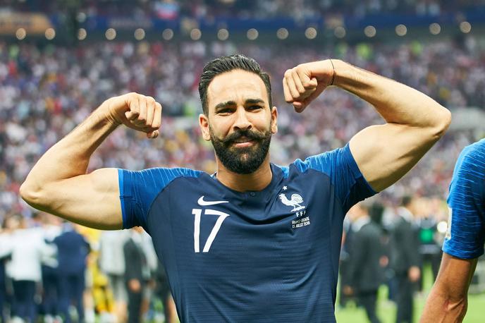 Adil Rami | Adil Rami ni na SP 2018 v Rusiji odigral niti ene minute, a je bil še kako pomemben člen francoske reprezentance. | Foto Guliverimage