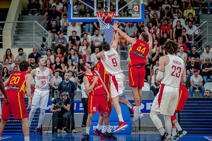 Španska izbrana vrsta se bo 7. julija pomerila še z Ukrajino. | Foto: FIBA