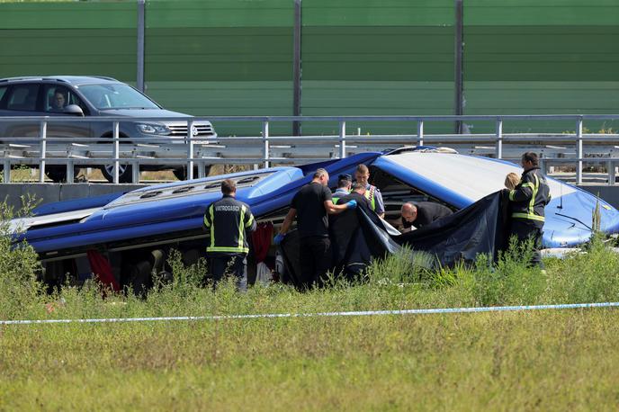 Hrvaška nesreča | Avtobus je na pot iz Varšave krenil v petek zjutraj, potniki iz različnih delov Poljske pa so bili namenjeni v romarsko središče Međugorje.  | Foto Reuters