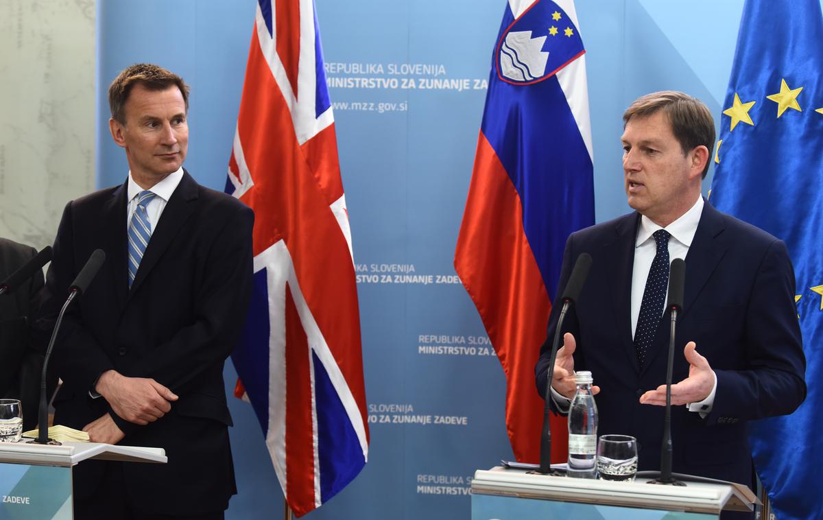 Jeremy Hunt in Miro Cerar | Foto STA