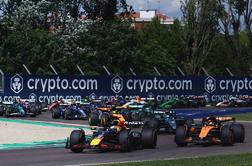V živo: Verstappen z mojstrovino v prvem zavoju