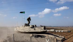 Izraelske kopenske sile že vdrle na območje Gaze