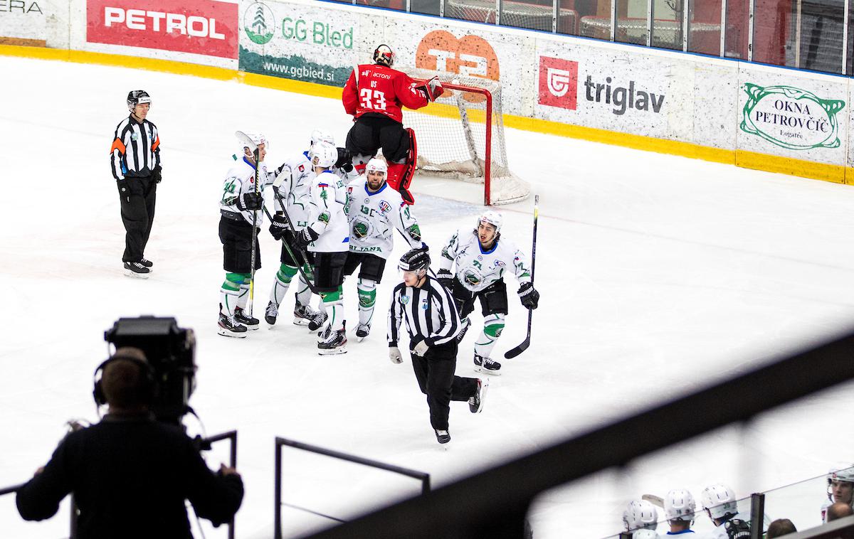 HDD Jesenice HK Olimpija, finale DP 2. tekma | Hokejisti Olimpije so v dvorani Podmežakla slavili z 2:1 in izenačili finalno serijo. | Foto Morgan Kristan/Sportida