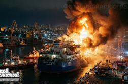 Ukrajinci v ruskem mestu zadeli tanker. Poročajo o mrtvih. #video