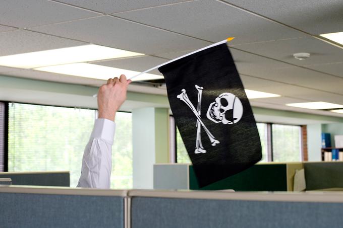 pirat, piratska zastava, zastava | Foto: Thinkstock