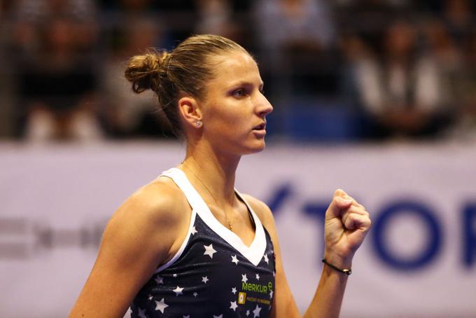 Karolina Pliškova je finalistka WTA turnirja v Tianjinu. | Foto: Guliverimage/Getty Images