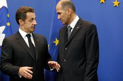 Sarkozy Janši: Francija vam bo stala ob strani
