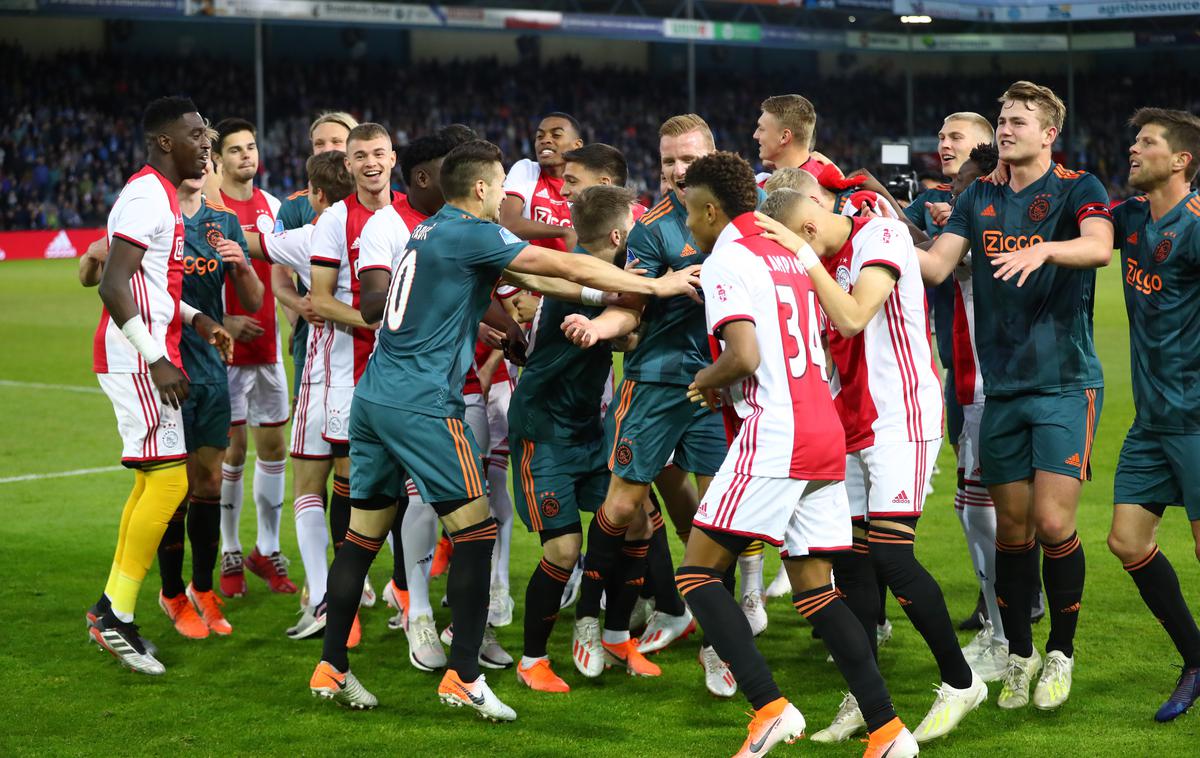 Ajax | Nogometaši Ajaxa so nizozemski prvaki. | Foto Getty Images