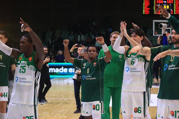 Panathinaikos v četrtfinalu evrolige, konec upanja za Crveno zvezdo