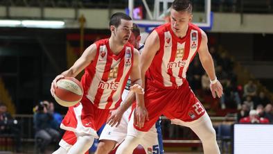 Omić izdatno pomagal do visoke zmage Crvene zvezde, Olimpija na kolena spravila Partizan