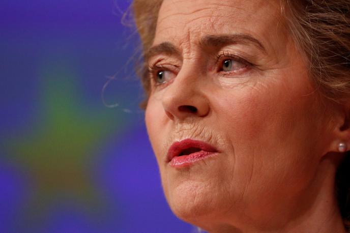 Ursula von der Leyen | Predsednica Evropske komisije Ursula von der Leyen je preventivno v samoizolaciji. | Foto Reuters