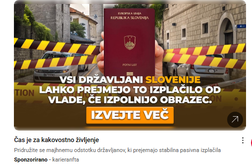 Lažna obljuba o vladnem izplačilu