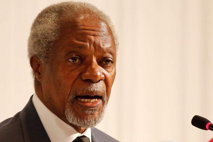 Kofi Annan | Kofi Annan je po krajši bolezni v starosti 81 let umrl 18. avgusta. Zadnja leta svojega življenja je preživel v Švici. | Foto Reuters