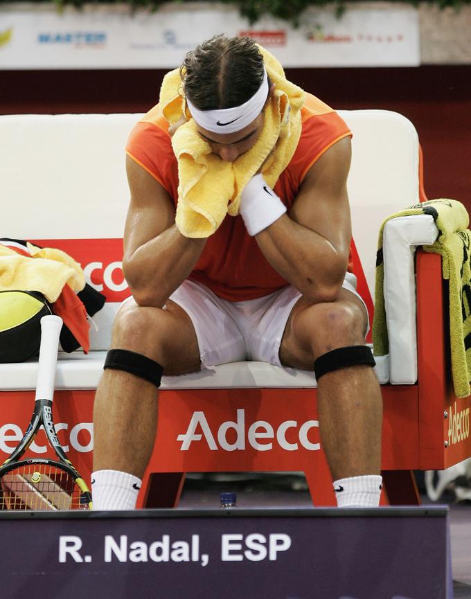 Poškodbe Rafaela Nadala spremljajo že od nekdaj. | Foto: Guliverimage/Getty Images