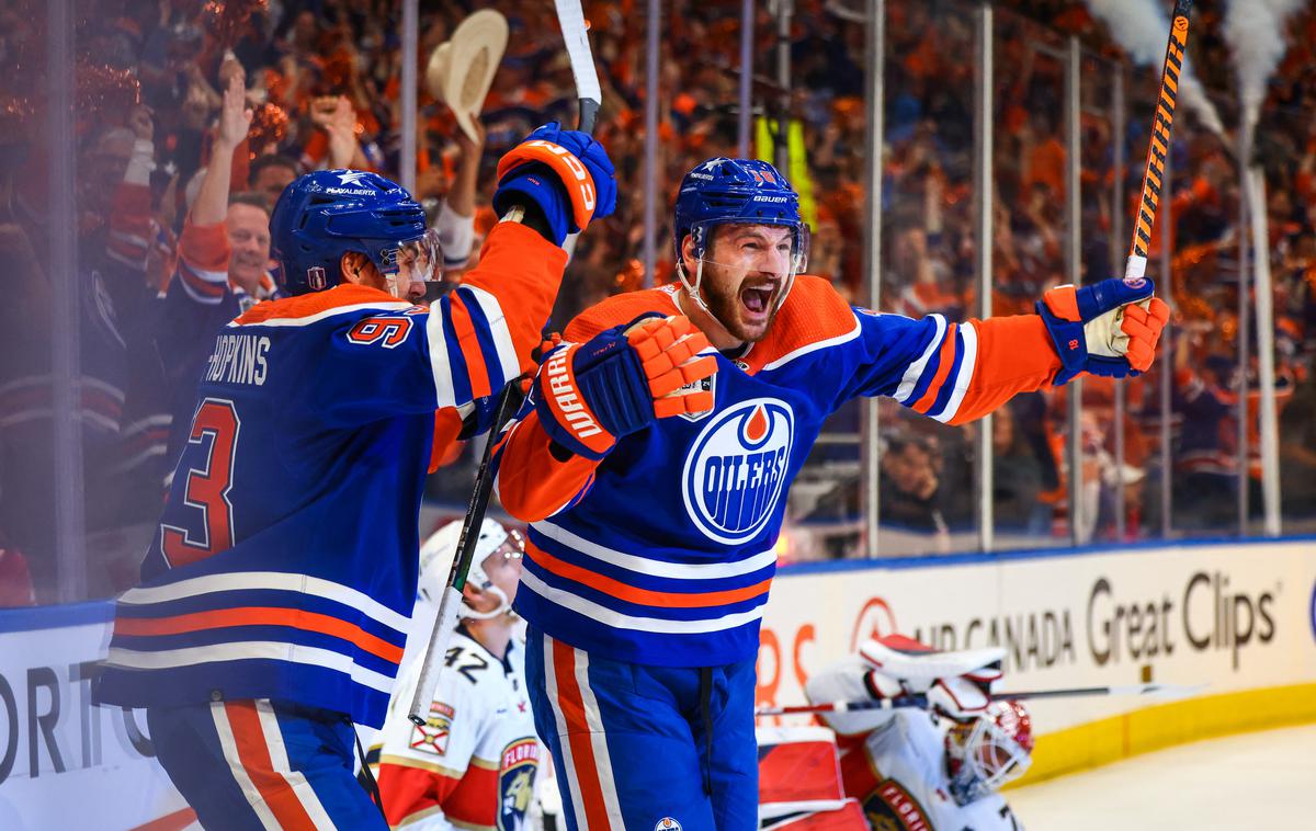 Edmonton Oilers | Hokejisti Edmontona so pripravili veličasten preobrat in izsilili sedmo tekmo v finalu lige NHL. | Foto Reuters