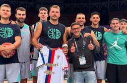 Poseben obisk za Luko Dončića in slovensko reprezentanco #video