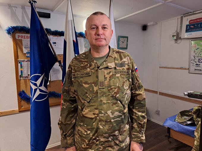 Podpolkovnik Matjaž Bolčina je vodja sektorja za koordinacijo skupin LMT v poveljstvu Kforja. | Foto: Aleksander Kolednik
