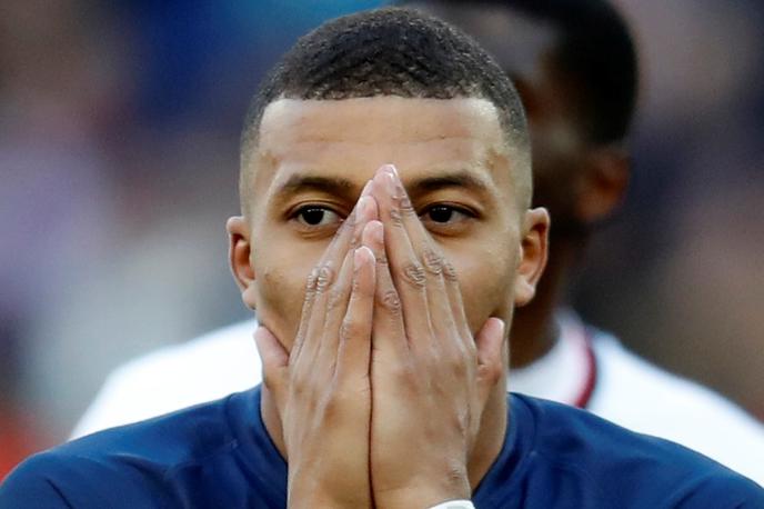 Kylian Mbappe | Kylian Mbappe soigralcem pri PSG ne bo mogel pomagati v lovu na polfinale lige prvakov. | Foto Reuters