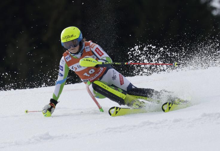 Neja Dvornik je bila po prvi vožnji 21. | Foto: Reuters
