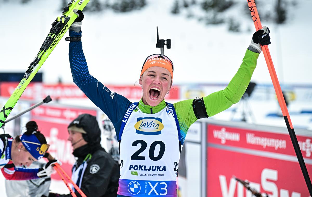 Anamarija Lampič, Pokljuka | Anamarija Lampič je na Pokljuki poskrbela z prvovrstno presenečenje. | Foto Aleš Fevžer