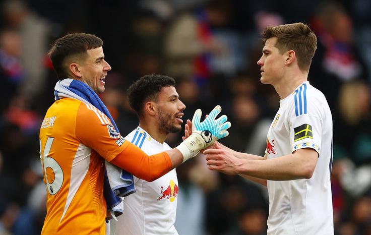 Leeds jake Bijola je prišel do točke v Londonu. | Foto: Reuters