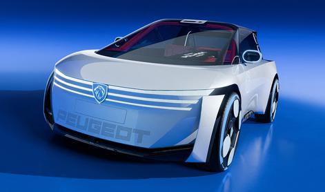 Peugeotova vizija majhnega avtomobila: med volanom in kolesi elektronski signali #foto