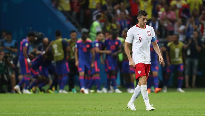 Poljska je na letošnjem svetovnem prvenstvu v Rusiji razočarala navijače z izpadom po skupinskem delu. | Foto: Reuters