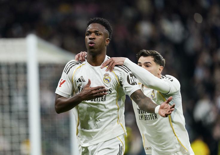 Viniciu Jr. je v la ligi zadel prvič od začetka oktobra oziroma po 13 zaporednih tekmah brez gola. | Foto: Reuters