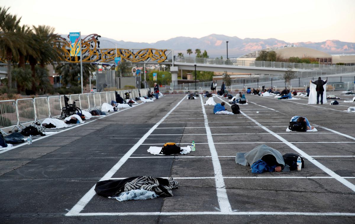 Las Vegas | Na jugu ameriške zvezne države Nevada živi okoli 6.500 brezdomcev. | Foto Reuters
