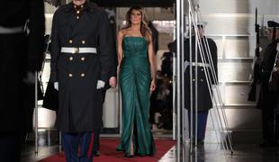 Iščete obleko za praznično zabavo? Naj vas navdihne Melania Trump.