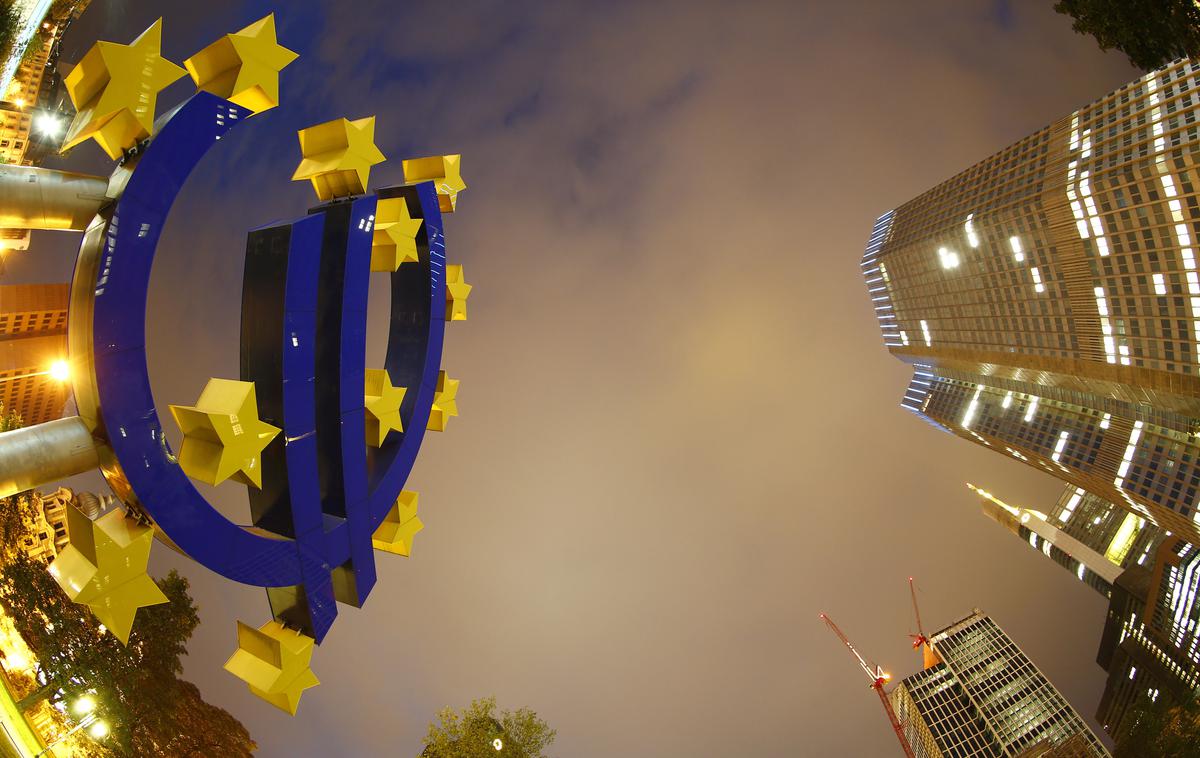 Evropska centralna banka ECB | V ECB so pojasnili, da je manj zanimanja za posojila tako med gospodinjstvi kot podjetji. | Foto Reuters