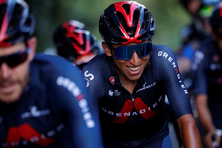 Egan Bernal se dobro počuti pred Tourom, ki ga je osvojil lani. | Foto: Reuters